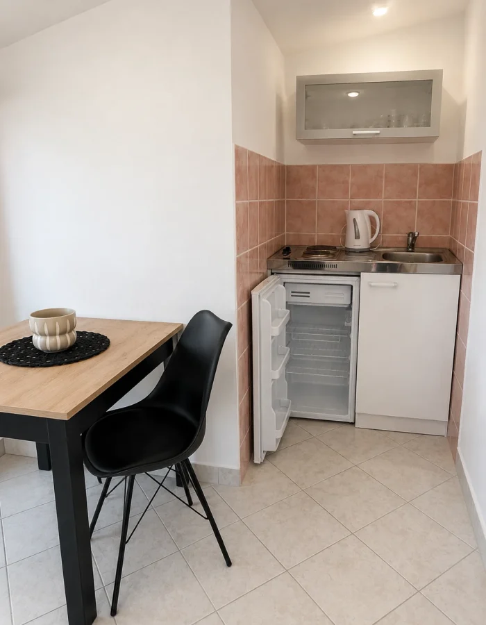 studio apartman kuhinja